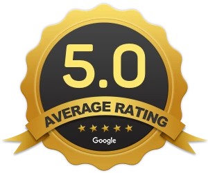 5.0 average rating on Google
